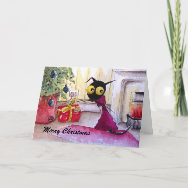 Cartão De Festividades Posso abri-lo? (Frente)