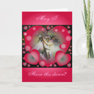 Cartão De Festividades Posso Ter Esta Dança