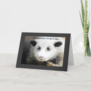 Cartão De Festividades Possum Design