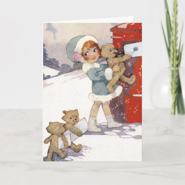 Cartão De Festividades Posting Christmas Letters by Agnes Richardson