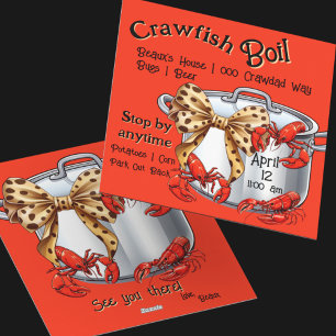Cartão De Festividades Pote de Arranjo de Mudbug com Partido Arco e Crawf
