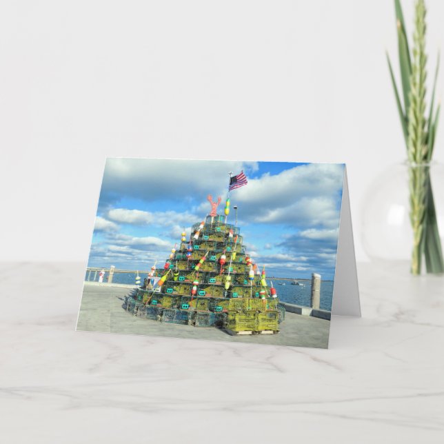 Cartão De Festividades Potes de lavagante MÃES de Plymouth (Frente)