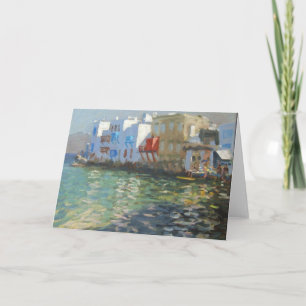 Cartão De Festividades Pouca Veneza Mykonos