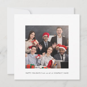 Cartão De Festividades Praça de Férias Comerciais de Fotos da Empresa C