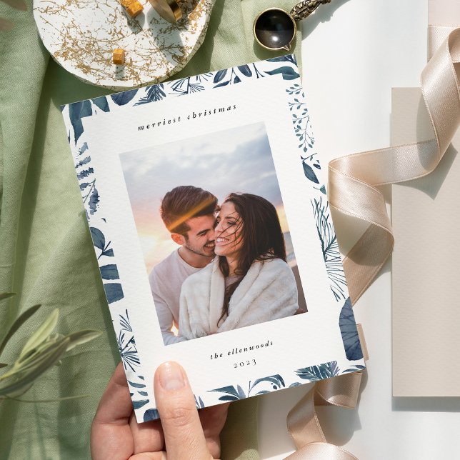 Cartão De Festividades Prado de inverno | Foto (Criador carregado)