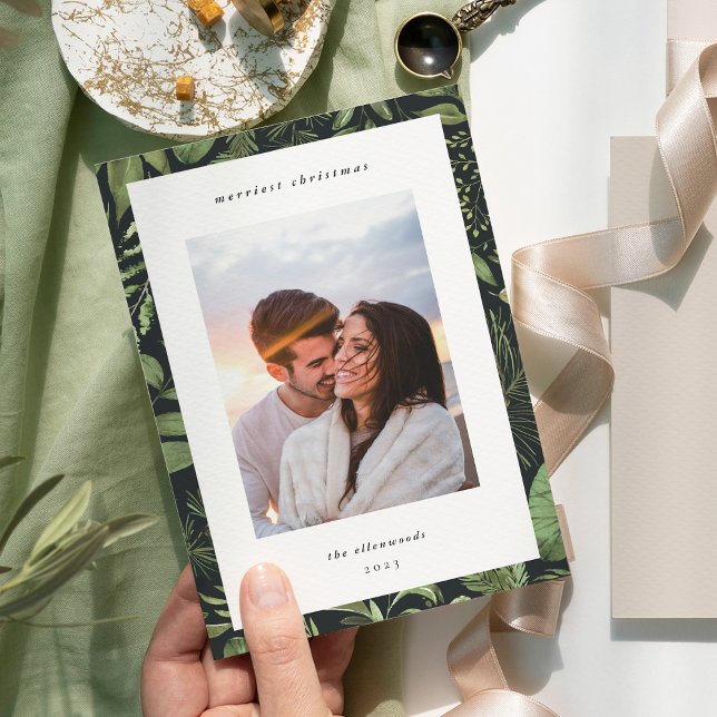 Cartão De Festividades Prado de inverno | Foto (Criador carregado)