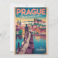 Praga República Tcheca Paisagem Urbana Retro Viage