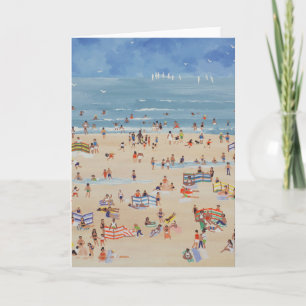 Cartão De Festividades Praia