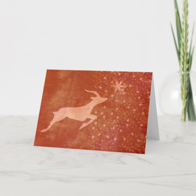 Cartão De Festividades Prancer the Star (Frente)