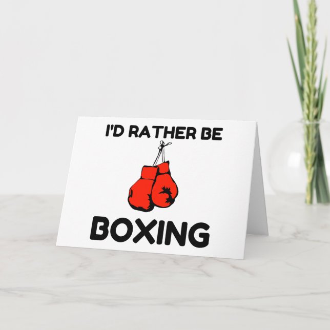 CARTÃO DE FESTIVIDADES PREFERENCIALMENTE BE BOXING (Frente)