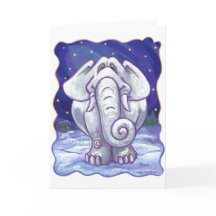 Presente de Elefante Branco Bonito