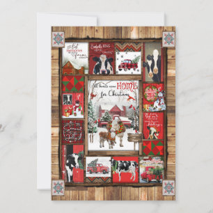 Cartão De Festividades Presente de Natal Todo Coração Venha Para Casa N