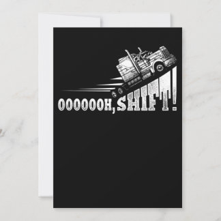 Cartão De Festividades Presente do Caminhão Engraçado