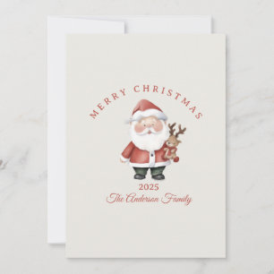 Cartão De Festividades Presente personalizado com vibração de Natal em aq