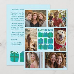 Cartão De Festividades Presentes Bonitos Apresentam FOTO PERSONALIZADA 6 
