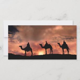 Cartão De Festividades Presentes da cena da natividade para o Natal