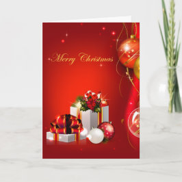 Cartão De Festividades Presentes de Natal