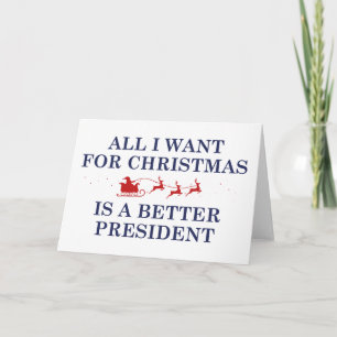 Cartão De Festividades Presidente de Natal