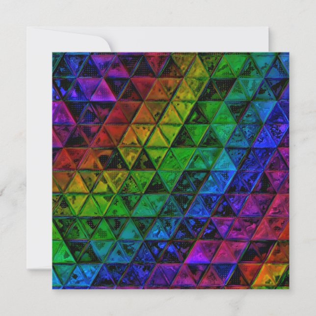 Cartão De Festividades Pride Glass (Frente)