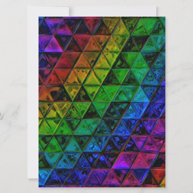 Cartão De Festividades Pride Glass (Frente)