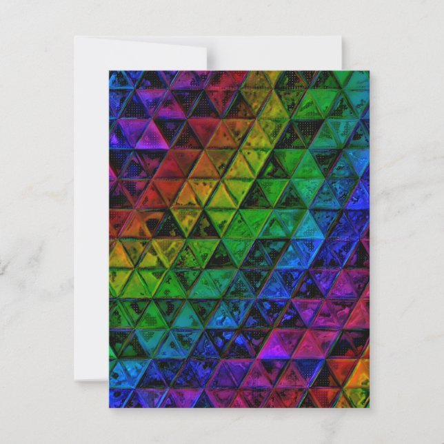 Cartão De Festividades Pride Glass (Frente)