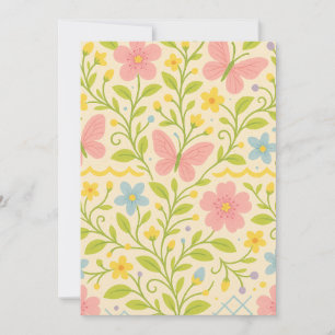 Cartão De Festividades Primavera de boas-vindas