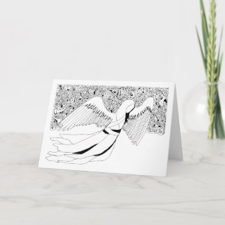 Cartão De Festividades Primeiro anjo