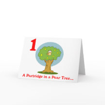 Primeiro dia de Natal - Partucho numa árvore de pe