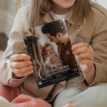 Primeiro Natal como Foto Personalizada dos Pais