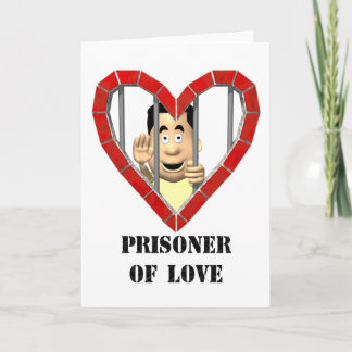 Cartão De Festividades Prisioneiro do Amor