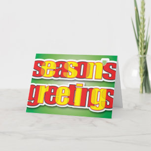 Cartão De Festividades Prison Card - Seasons Greetings 01