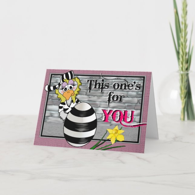 Cartão De Festividades Prison Jailbird (Frente)