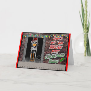 Cartão De Festividades Prison Jailbird