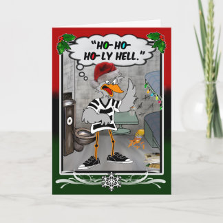 Cartão De Festividades Prison Jailbird
