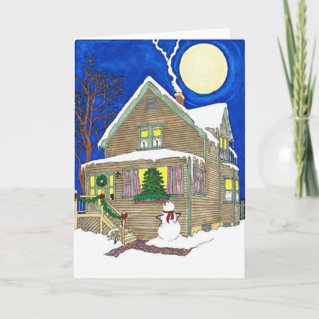 Cartão De Festividades Procurando (Frente)