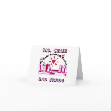 Professor da 2ª série personalizado Bem-vindo/