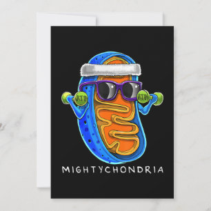 Cartão De Festividades Professor de Ciência em Biologia Celular Mightycho