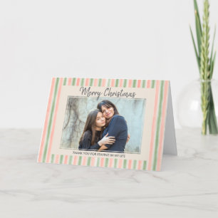 Cartão De Festividades Proposta de Adoção de Foto Personalizada Listrada