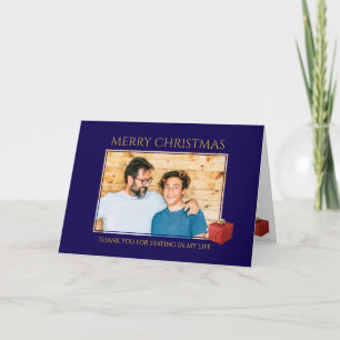 Cartão De Festividades Proposta de Adoção Foto Personalizada Natal