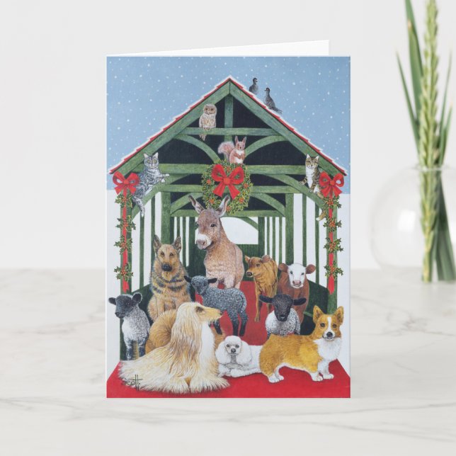 Cartão De Festividades Protegido (Frente)