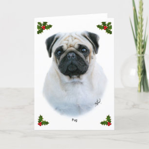 Cartão De Festividades Pug 9Y383D-292