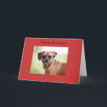 Cartão De Festividades Puggle Merry Christmas Card<br><div class="desc">Puggle Merry Christmas Card</div>