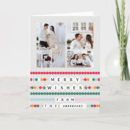 Cartão De Festividades Pulseira Colorida da Amizade Desejos Alegres Anima