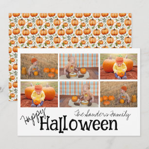 Cartão De Festividades Pumpkin Patch Whimsy