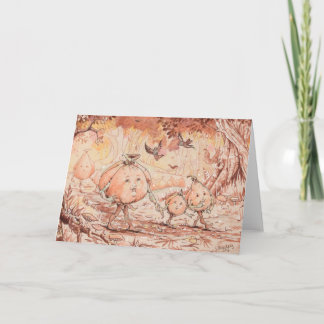 Cartão De Festividades Pumpkin Stroll