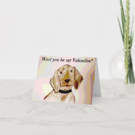 Cartão De Festividades Puppy Love