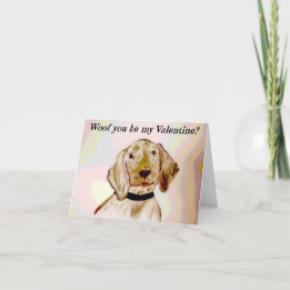 Cartão De Festividades Puppy Love