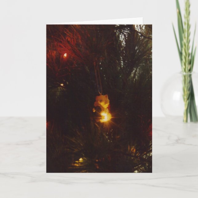 Cartão De Festividades Purr-fect Holidays (Frente)