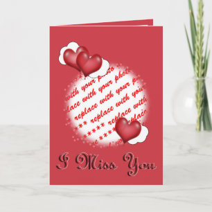 Cartão De Festividades Quadro de Fotografia do Namorados Cardíaco Balão