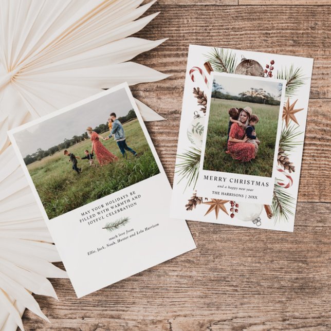 Cartão De Festividades Quadro de Fotografias Russo de Natal (Criador carregado)